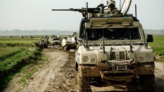 Sand War Army cars wheels Norway Europe shooting military 