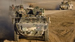 Sand War dust Army cars wheels military vehicles tanks NATO 