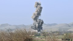 Sand War explosions dust fight military bombs combat NATO 