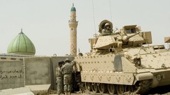 Sand War Guns dust Army fight soldiers military transportation 