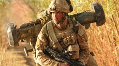 Sand War Guns England dust fight ambush soldiers Britain United 