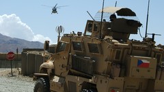 Sand War Guns Helicopters dust fight soldiers Czech Republic 