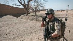 Sand War Guns Radio dust fight soldiers Poland military patrol 