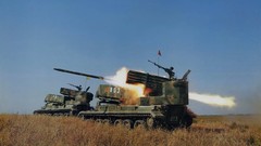 Sand War round Guns dust Army rocket fight USSR military Russia 