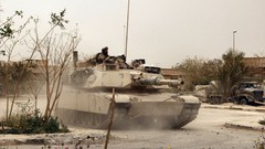 Sand War track dust Army fight armor military Armored USA 