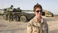 Sand War woman Army cars wheels Europe Italy shooting military 