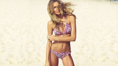 Sand woman Beaches bikini Ashley Osborne