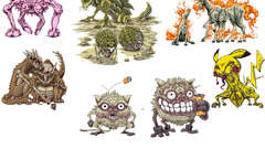 Sandslash Marowak Sandshrew cartoon