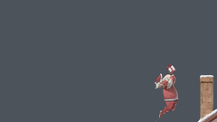 Santa dunk funny artwork