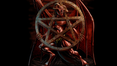 Satanic evil dark demon