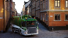 Scania trucks vehicles streets