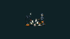 Scarecrow minimalistic food funny