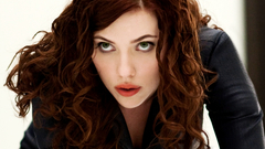 Scarlett Johansson Actress Black