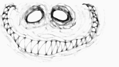 Scary smiling skipped on