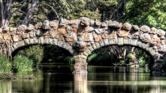 Scenic rustic Bridge finishing