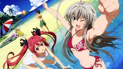 School nyaruko cleavage bikini Yasaka Mahiro