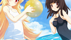 School swimsuits monogatari series