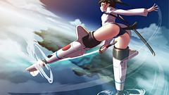 School swimsuits strike witches