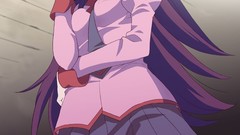School uniforms bakemonogatari purple