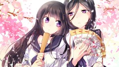 School uniforms hyouka chitanda eru Irisu Fuyumi