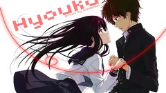 School uniforms hyouka chitanda eru Oreki Houtarou