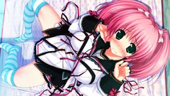 School uniforms pink hair