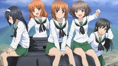 School uniforms seifuku girls und panzer nishizumi miho Akiyama 