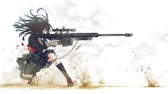 School uniforms weapons sniper
