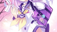 Schoolgirls anime girls hyperdimension neptunia mk2 video games 