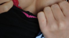 Schoolgirls stockings woman boobs