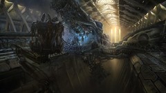 Science fiction artwork digital art futuristic tunnels Jon 