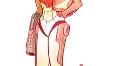 Science fiction fan art concept art metroid video games samus 