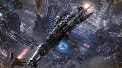 science fiction futuristic vehicle artwork digital art PC gaming