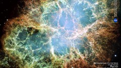 Science fiction outer space Crab Nebula