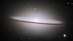 Science fiction outer space Sombrero Galaxy