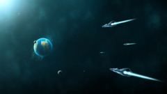 science fiction Space spaceship space art planet exoplanet