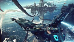 science fiction spaceship artwork futuristic cgi digital art