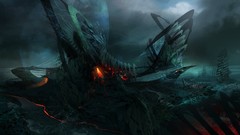 Science fiction teal fictional