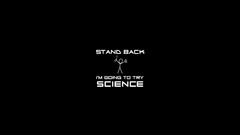 Science geek back funny saying science fiction stick figures