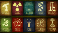 Science Isaac Newton Nikola Tesla Albert Einstein chemistry
