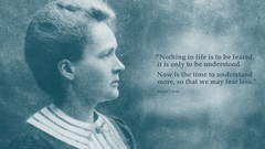 Science monochrome Scientists Quotes Marie Curie