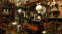 Science steampunk chamber