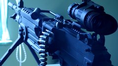 Scope machine gun weapons