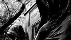 Sculptures grayscale graveyards