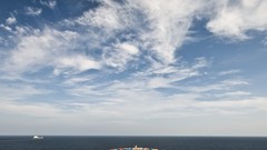 Sea clouds Containers container ships