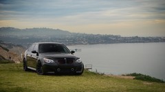 Sea clouds hills cars bmw m5 Rims tunning tuned