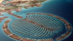 Sea dubai united arab emirates Palm Island The Palm Jumeirah