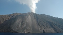 Sea eruption Volcanoes Italy italia Aeolian Islands Isole Eolie