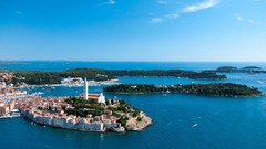 Sea Islands Europe croatia churches rovinj Rovigno Istria