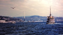 Sea Istanbul Bridges cities cityscapes bosphorus Bosphorus 